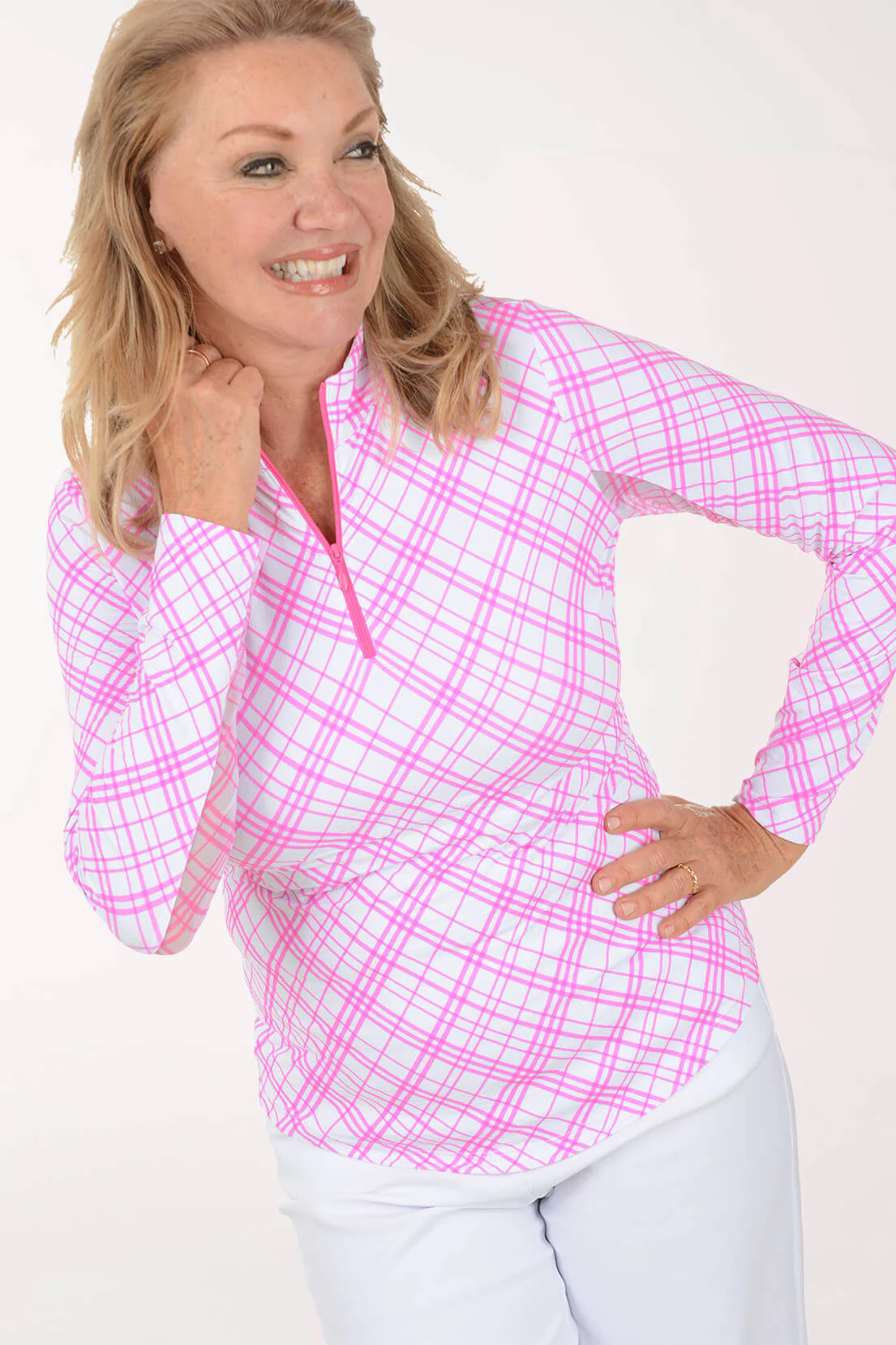 Tony Plaid UPF50+ Sun Shirt - Image 4
