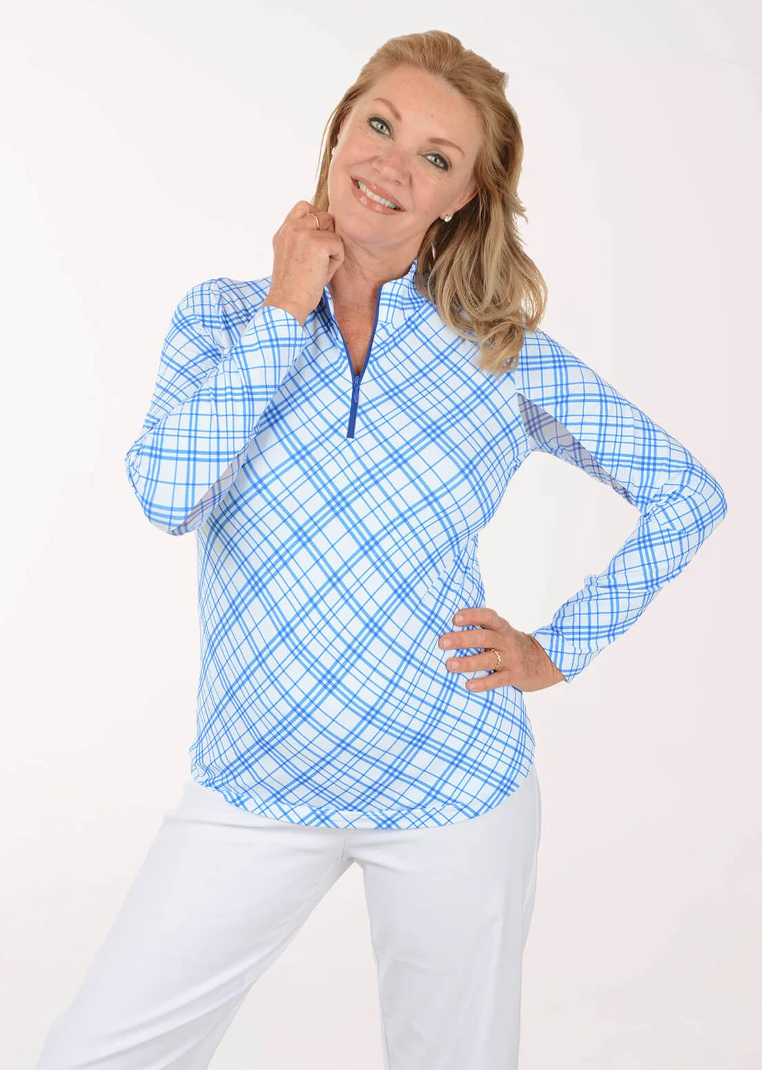 Tony Plaid UPF50+ Sun Shirt - Image 6