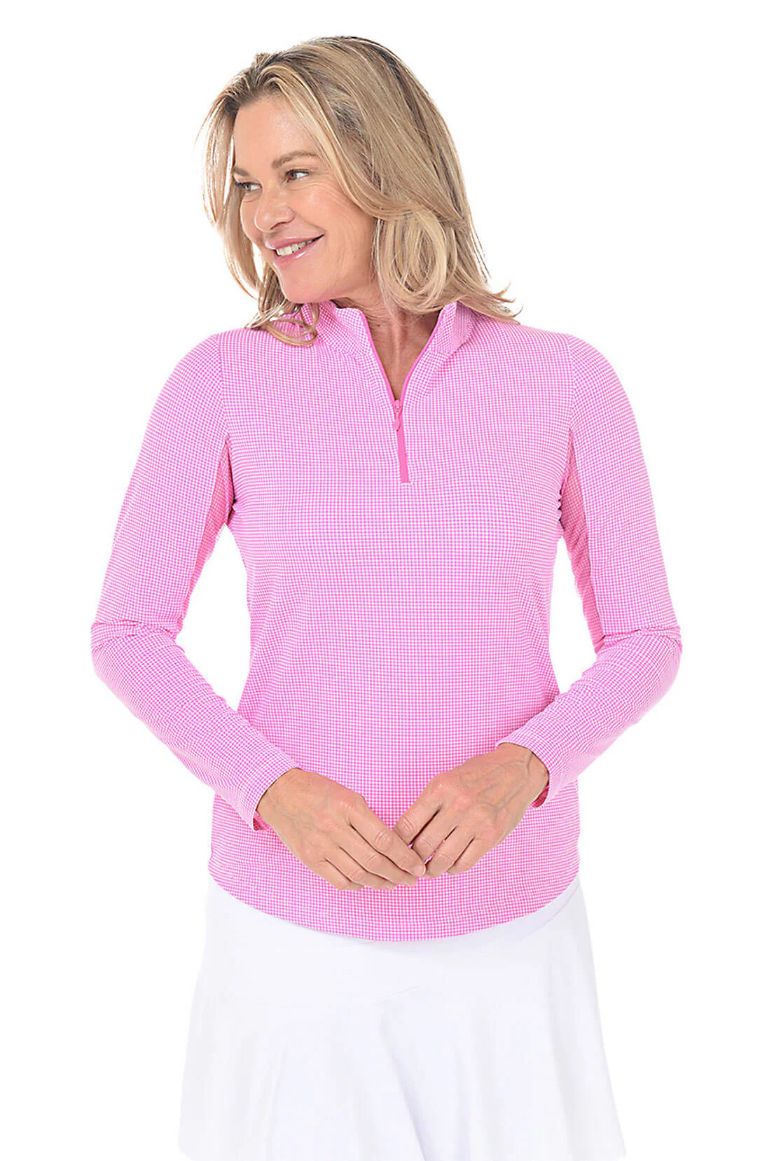 Mini Check UPF50+ Sun Shirt - Image 6