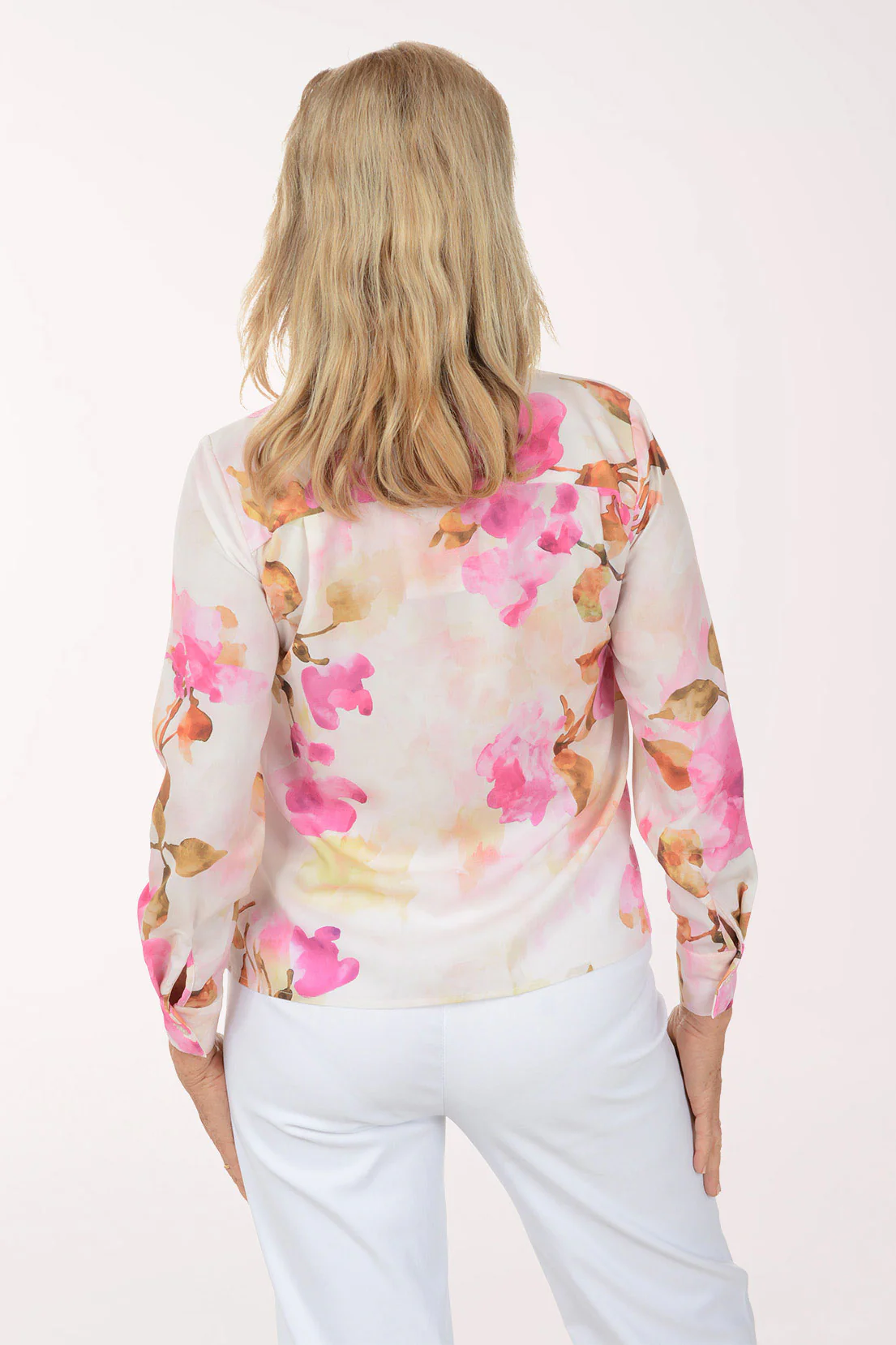 Cherry Blossoms Chiffon Shirt - Image 3