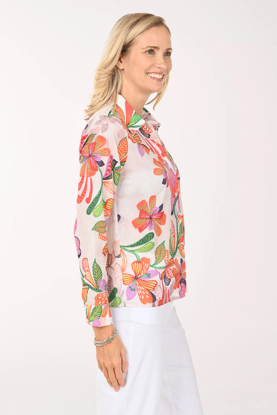 Colorful Clover Long Sleeve Shirt - Image 2