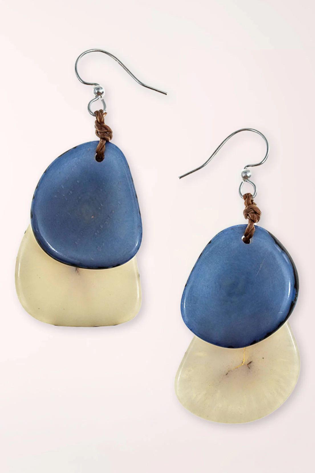 Blue And Ivory Fiesta Earrings