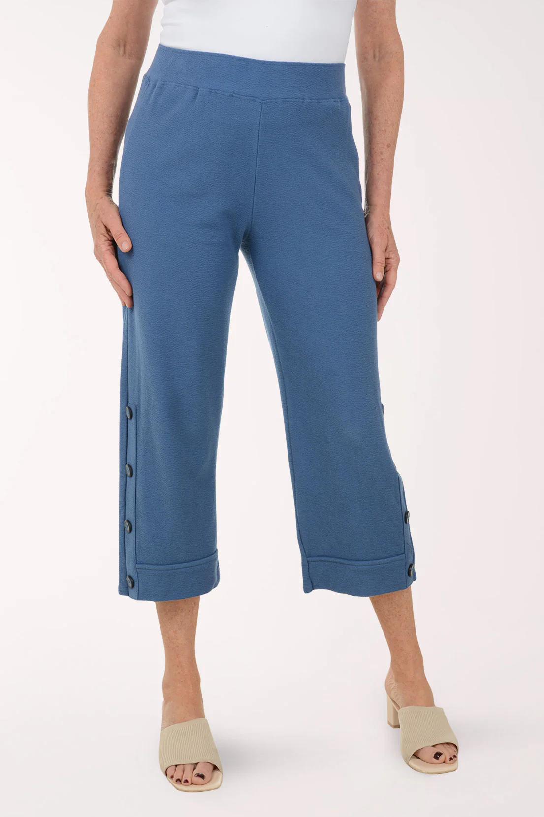 Monterey Cotton Wide Leg Crop Pant