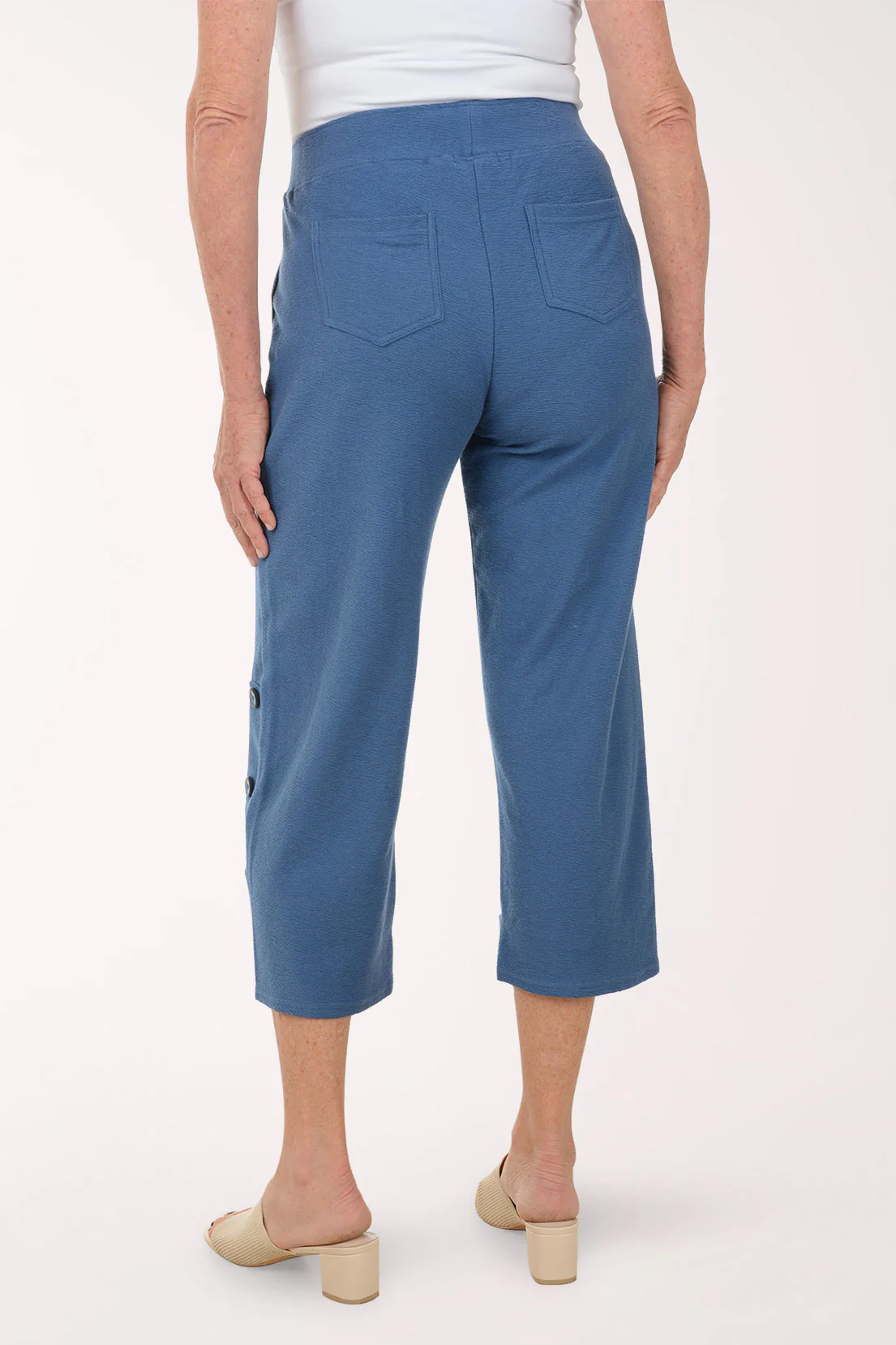 Monterey Cotton Wide Leg Crop Pant - Image 3