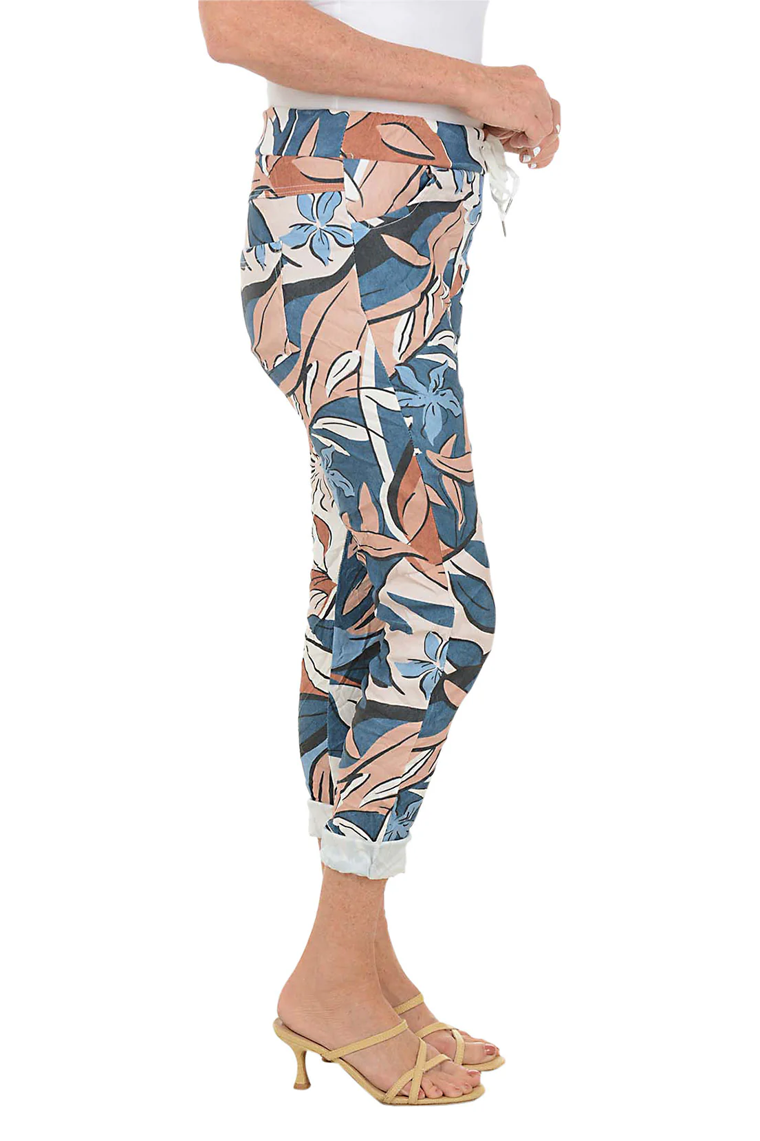 Blue Jungle Floral Jogger Pant - Image 3