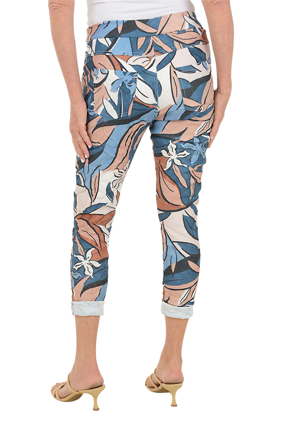 Blue Jungle Floral Jogger Pant - Image 4