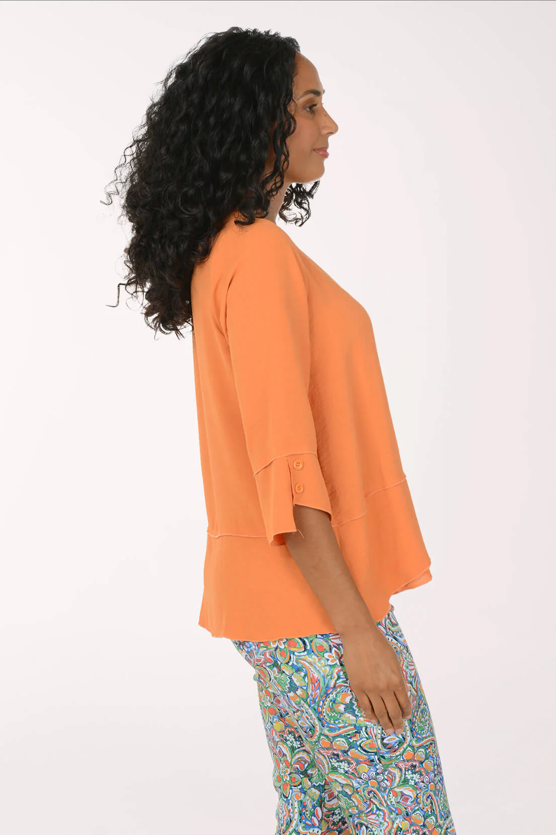 Airflow Layered Asymmetrical Blouse - Image 2