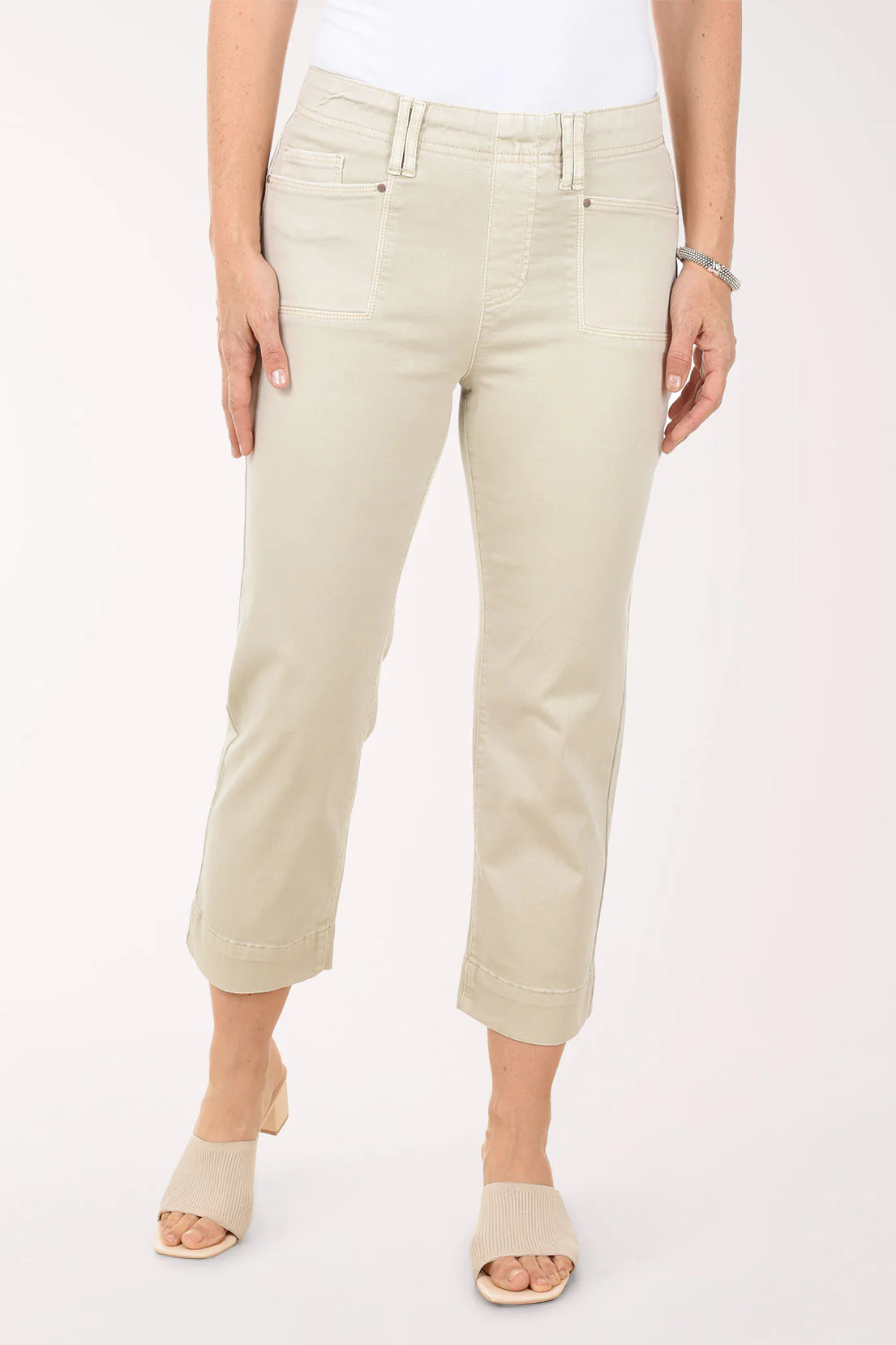 Denim Kick Flare Crop Pant - Image 5