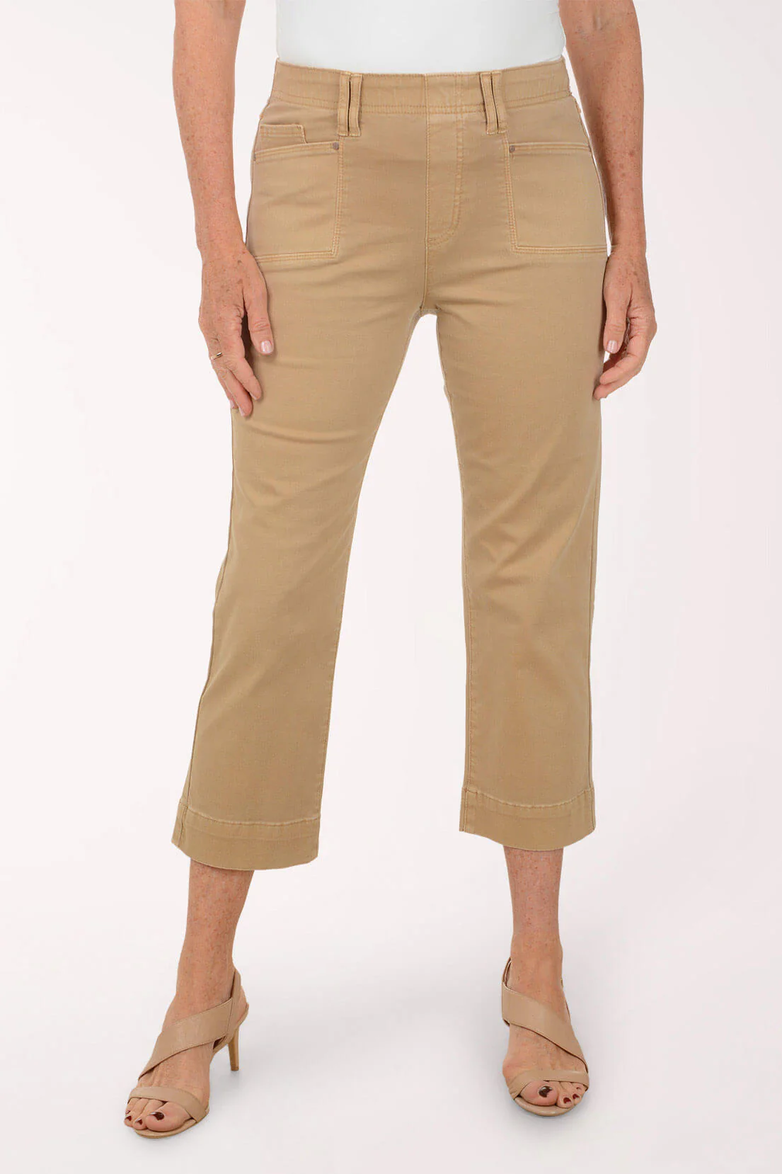 Denim Kick Flare Crop Pant - Image 6