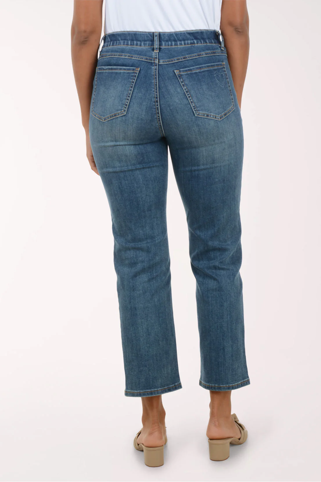 Dotted Hearts Straight Denim Pant - Image 4