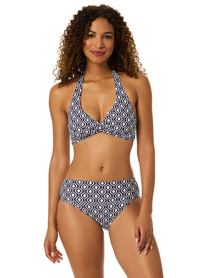 Azzurra Geo High Waist Swim Bottom - Image 2