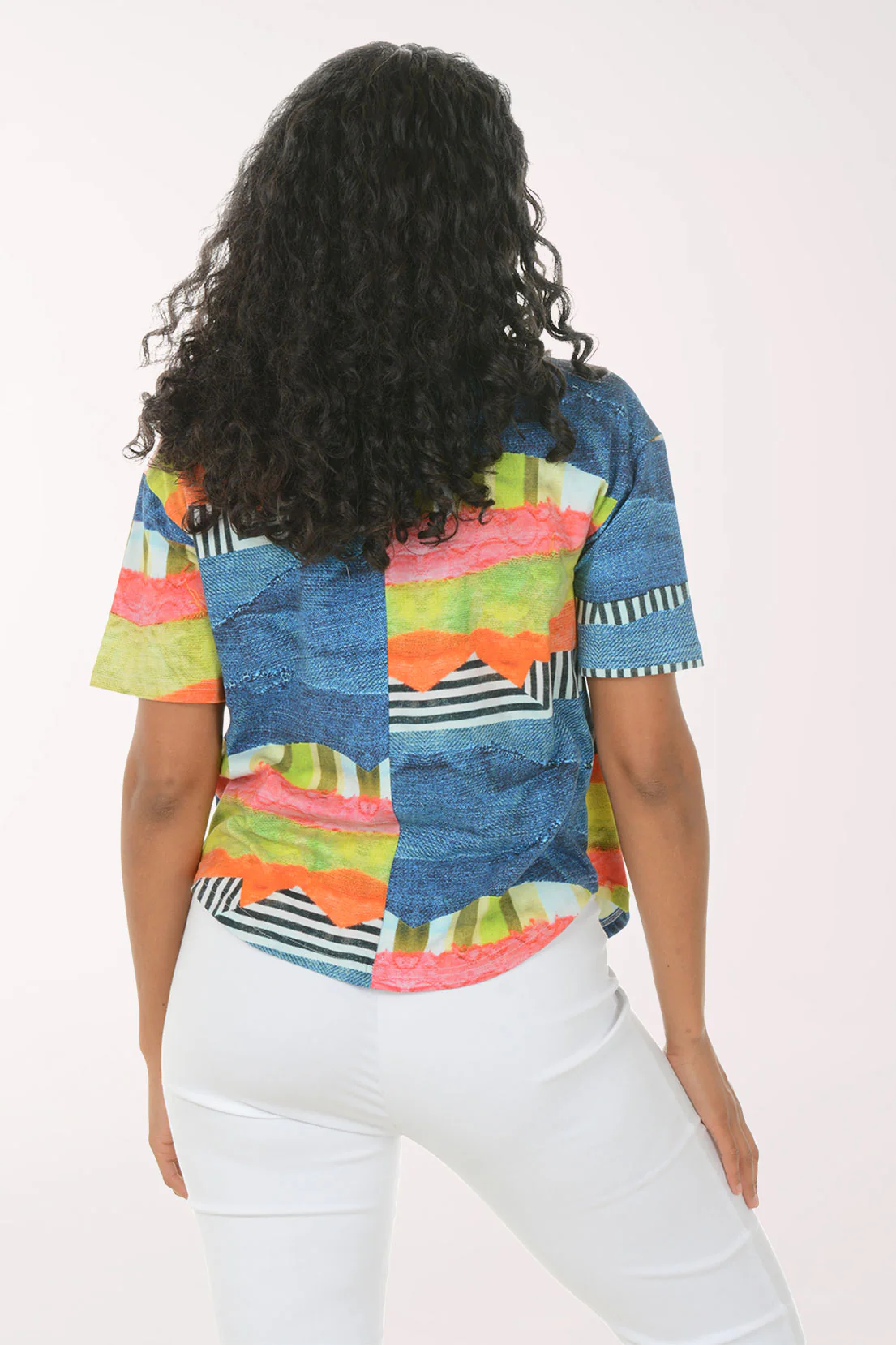 Claudia Collared Short Sleeve Top - Image 3