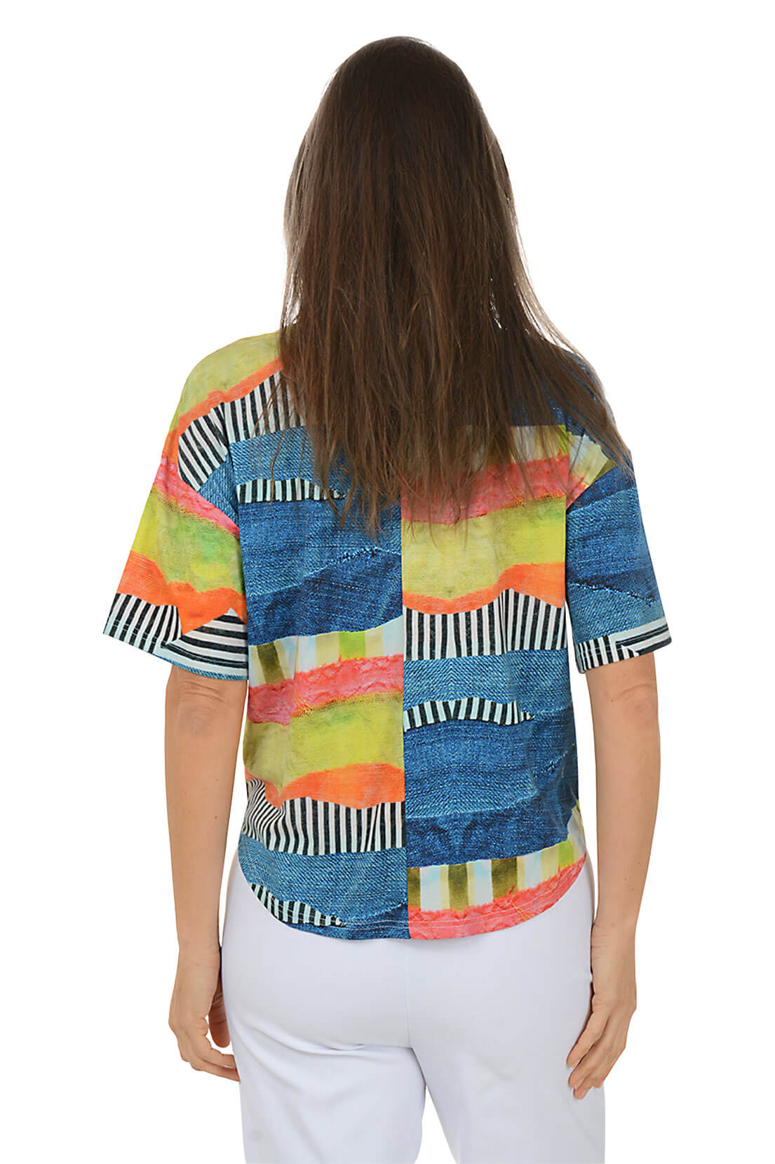 Petite Claudia Collared Short Sleeve Top - Image 3