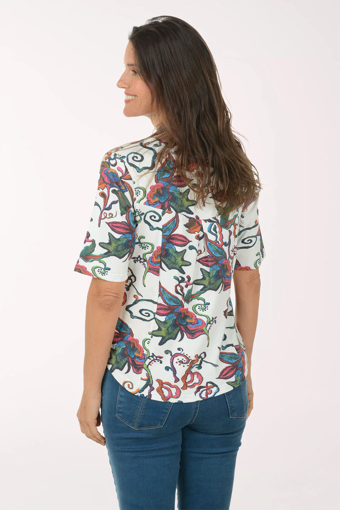 Orla Elbow Sleeve Tee - Image 3