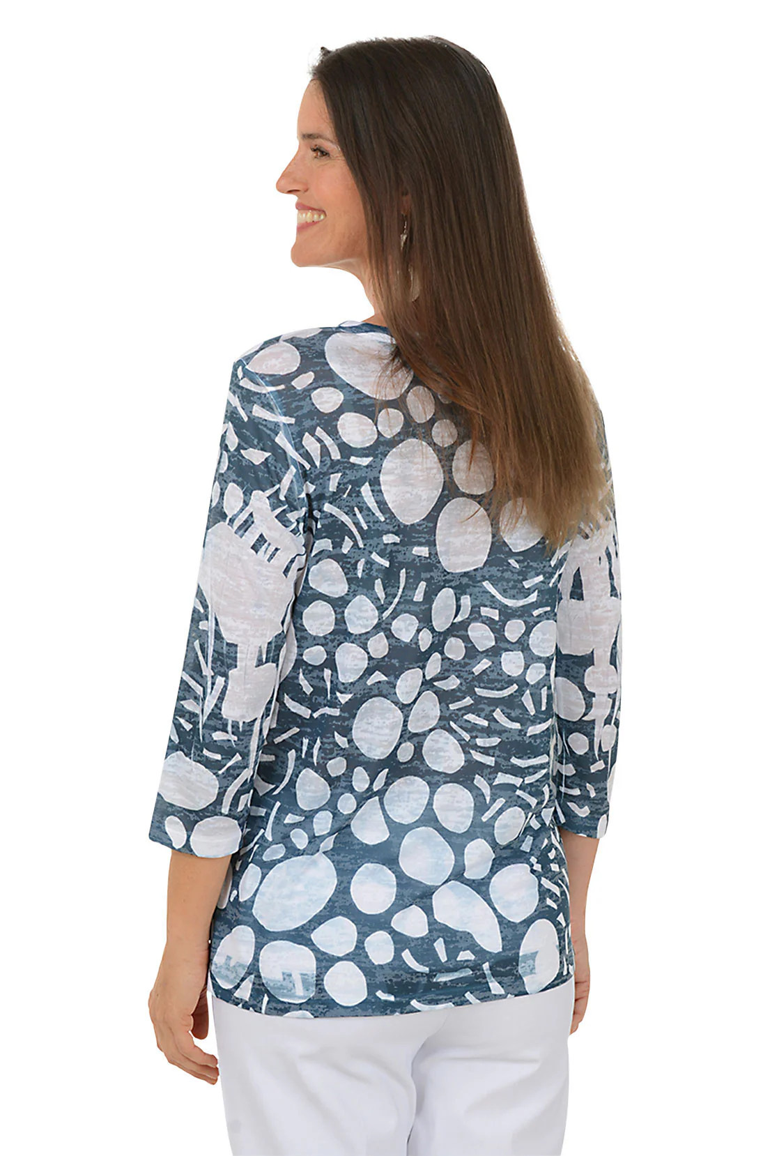 Pebbles Burnout High-Low Knit Top - Image 3