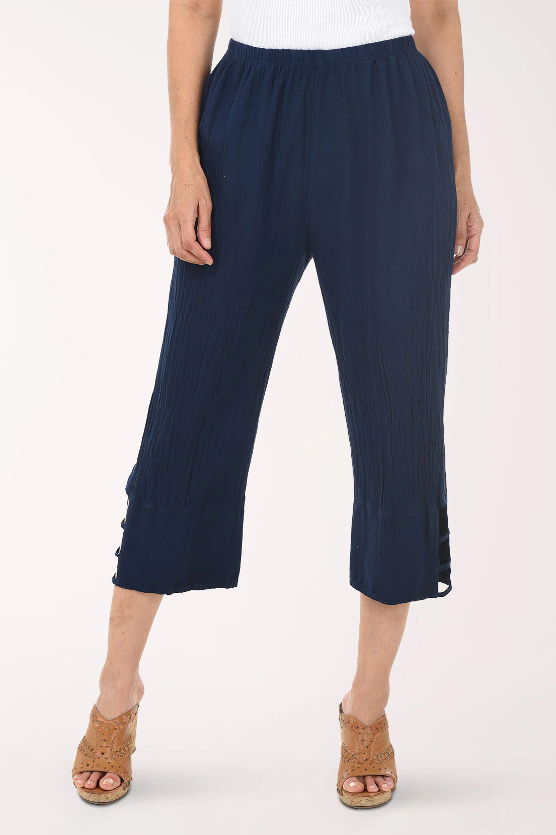 Crinkle Cabana Capri Pant - Image 2