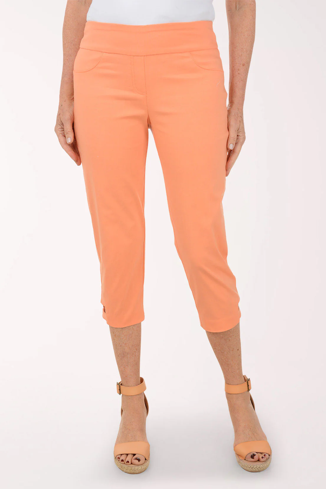 Petite Sun And Games Stretch Capri Pant