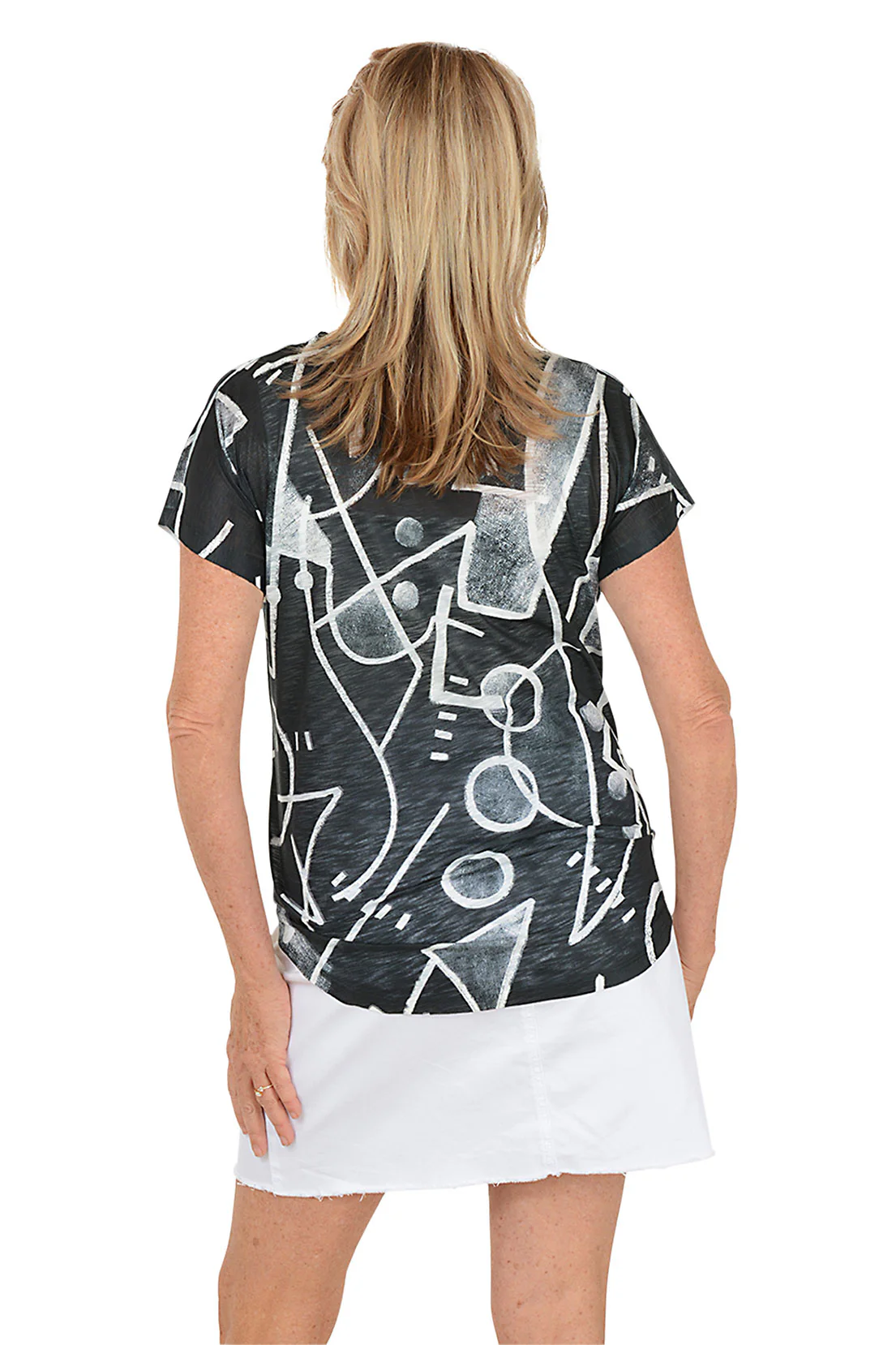 Art Skool Slub Knit Short Sleeve Top - Image 3