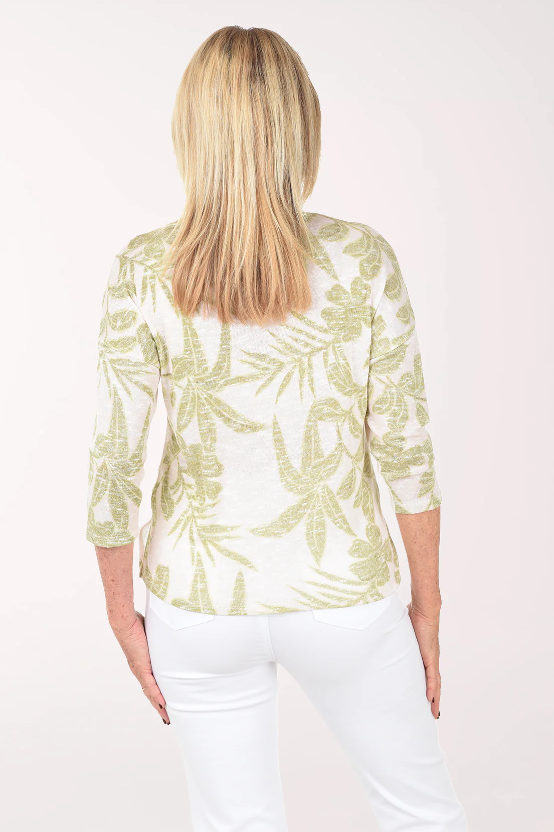 Tropical Kiwi 3/4 Sleeve Top - Image 3