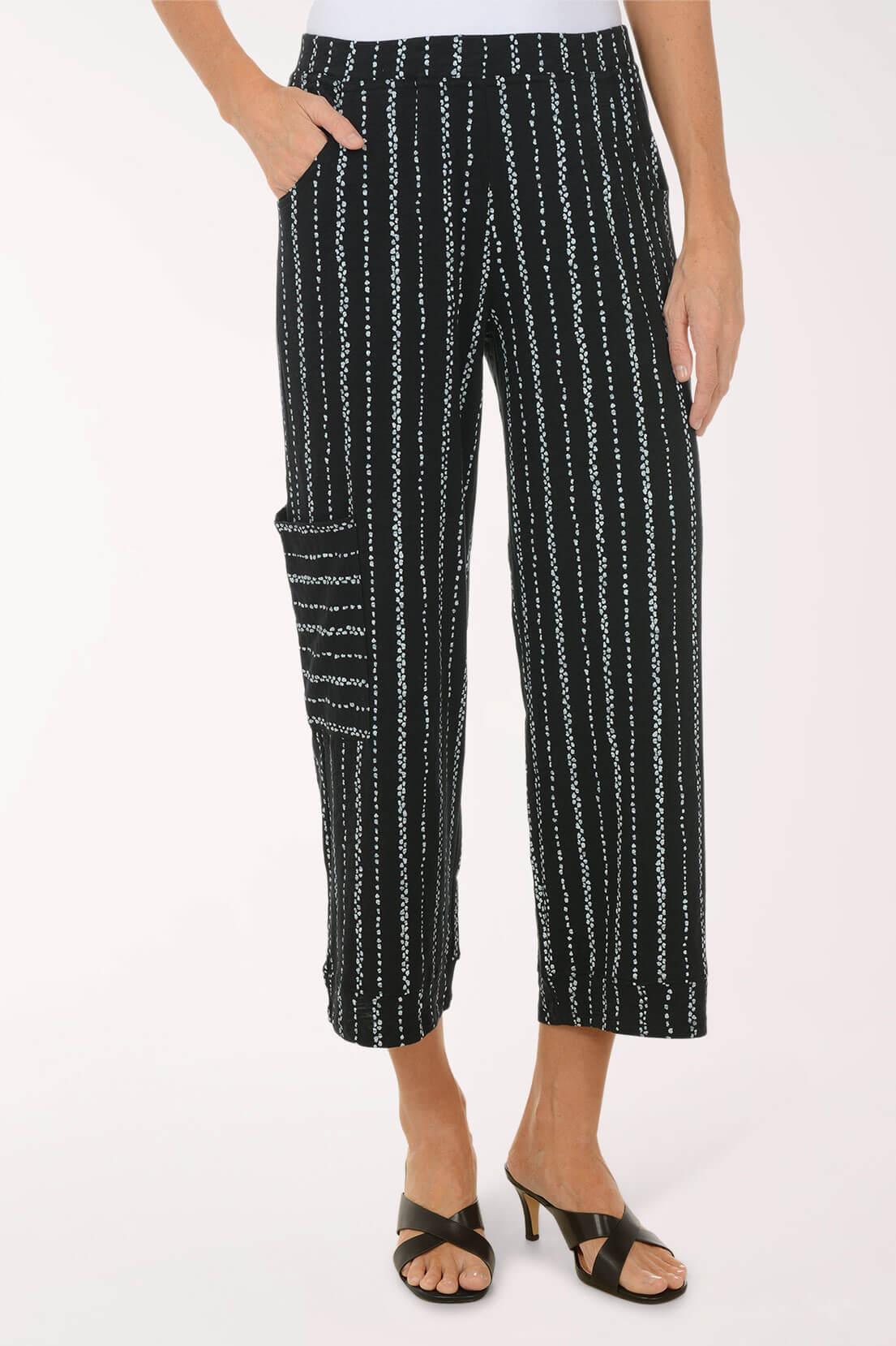 Dockside Stripe Cotton Flood Pant - Image 4