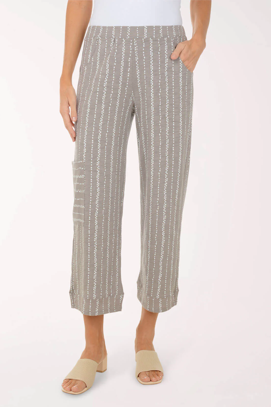 Dockside Stripe Cotton Flood Pant - Image 5