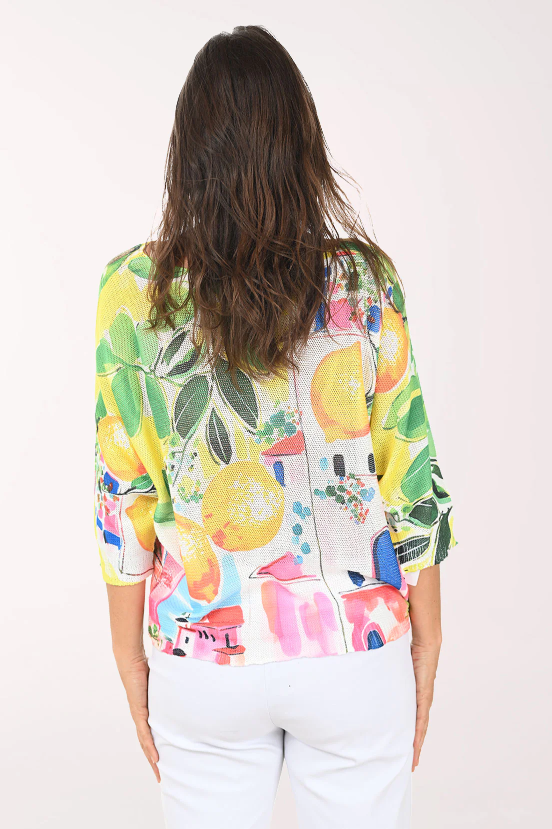 Golden Amalfi Lemon Dolman Sleeve Sweater - Image 4