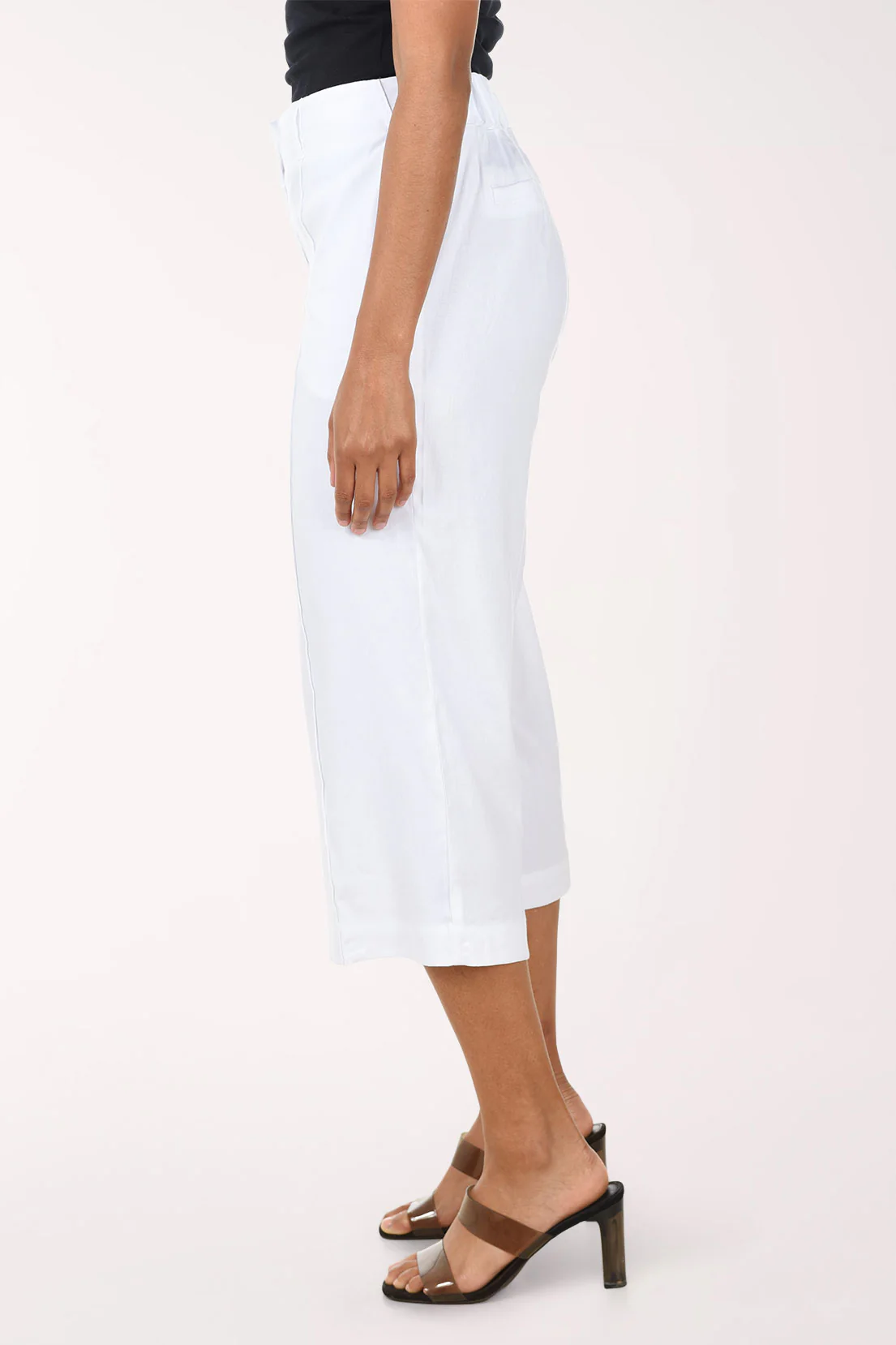 Petite Renaissance Romance Pintuck Linen-Blend Pant - Image 3