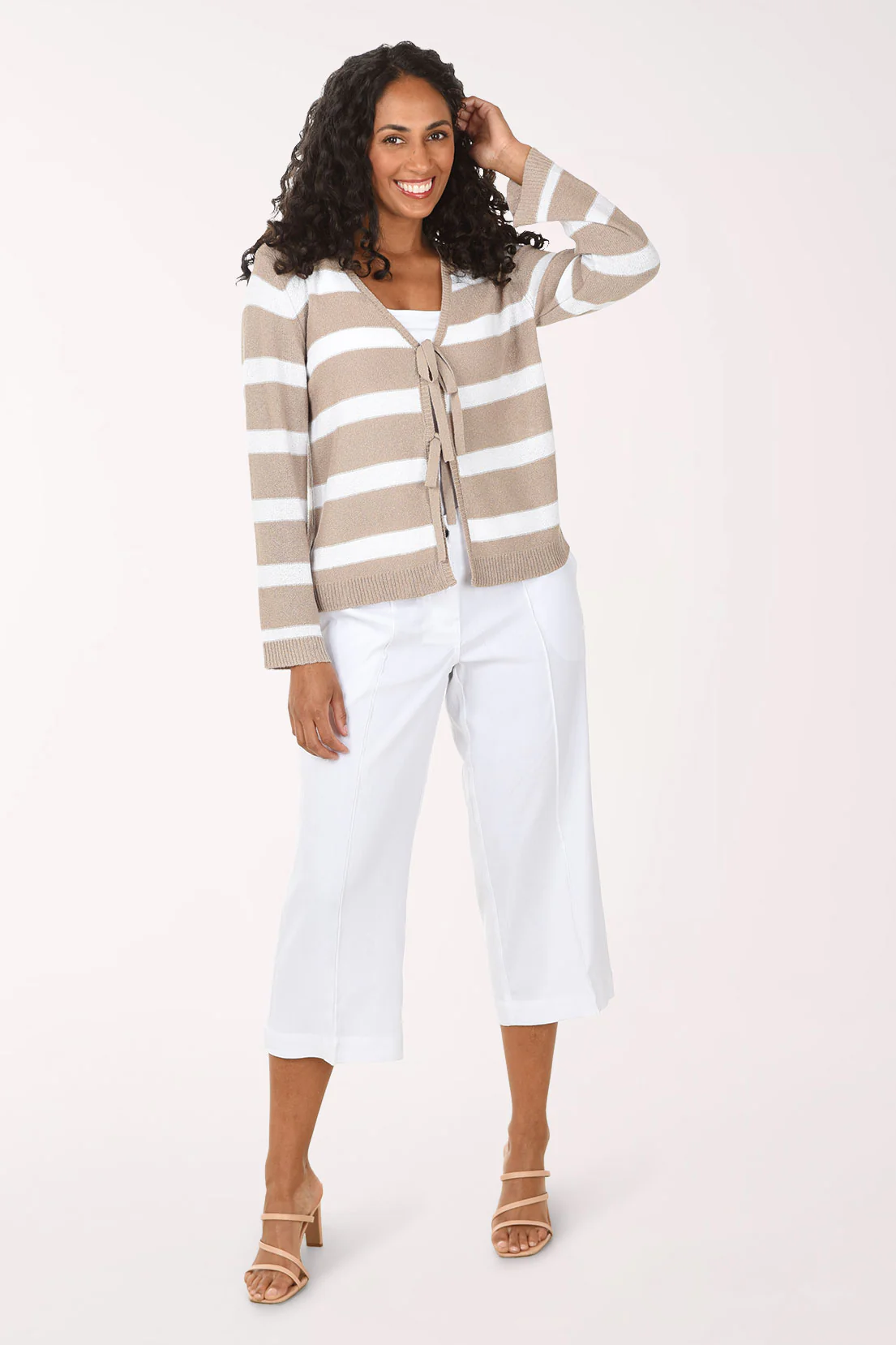 Petite Renaissance Romance Pintuck Linen-Blend Pant - Image 5