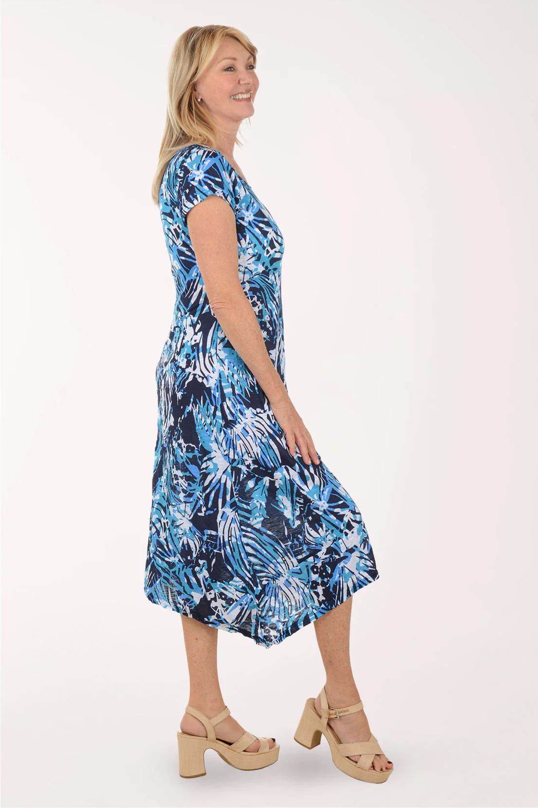 Fan Palm Shark Bite Dress - Image 2