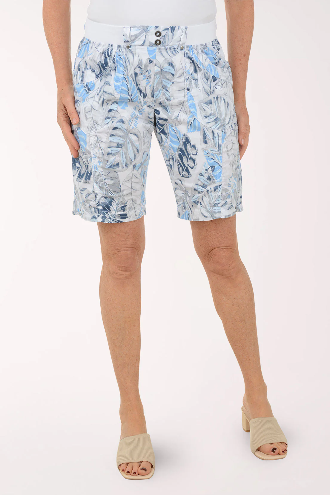 Monstera Kate Cotton Poplin Bermuda Short - Image 2