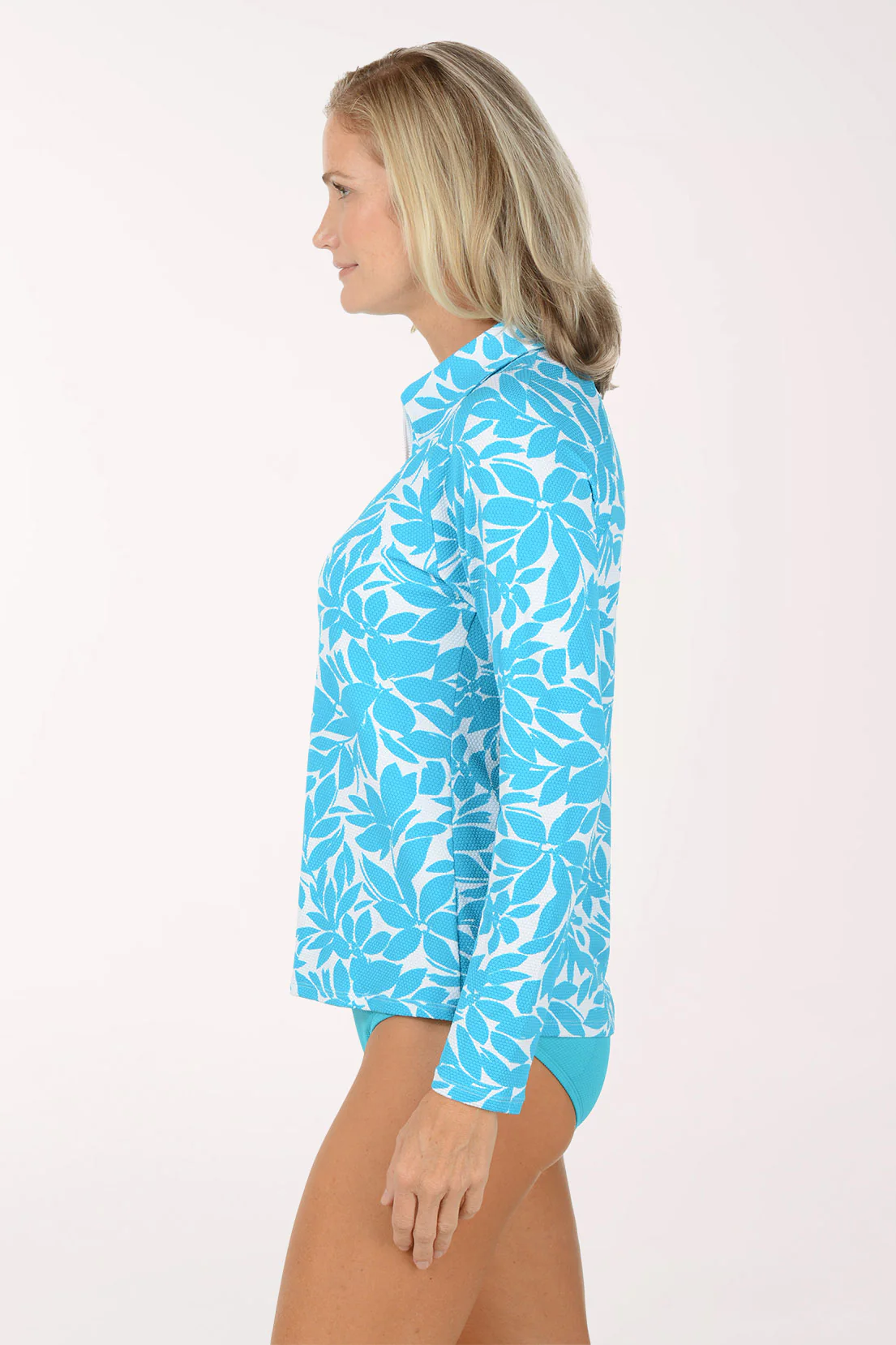 Pool Key West Pique Zip Front Rash Guard - Image 3