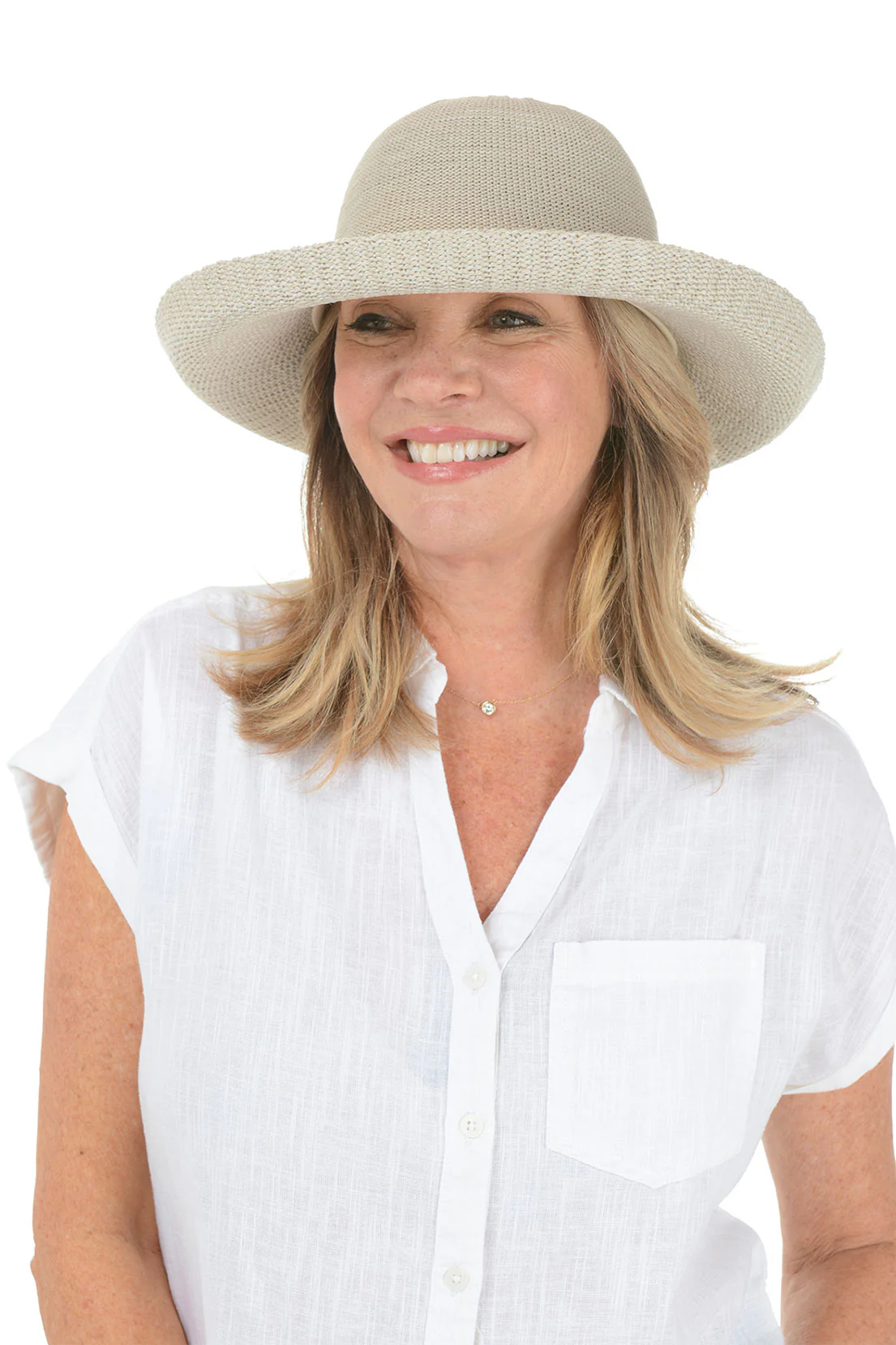 Woven Adjustable Travel Hat - Image 10