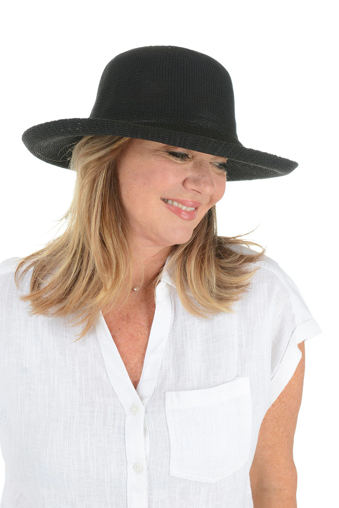 Woven Adjustable Travel Hat - Image 2