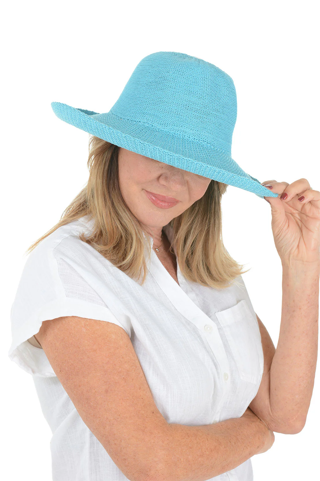Woven Adjustable Travel Hat - Image 7