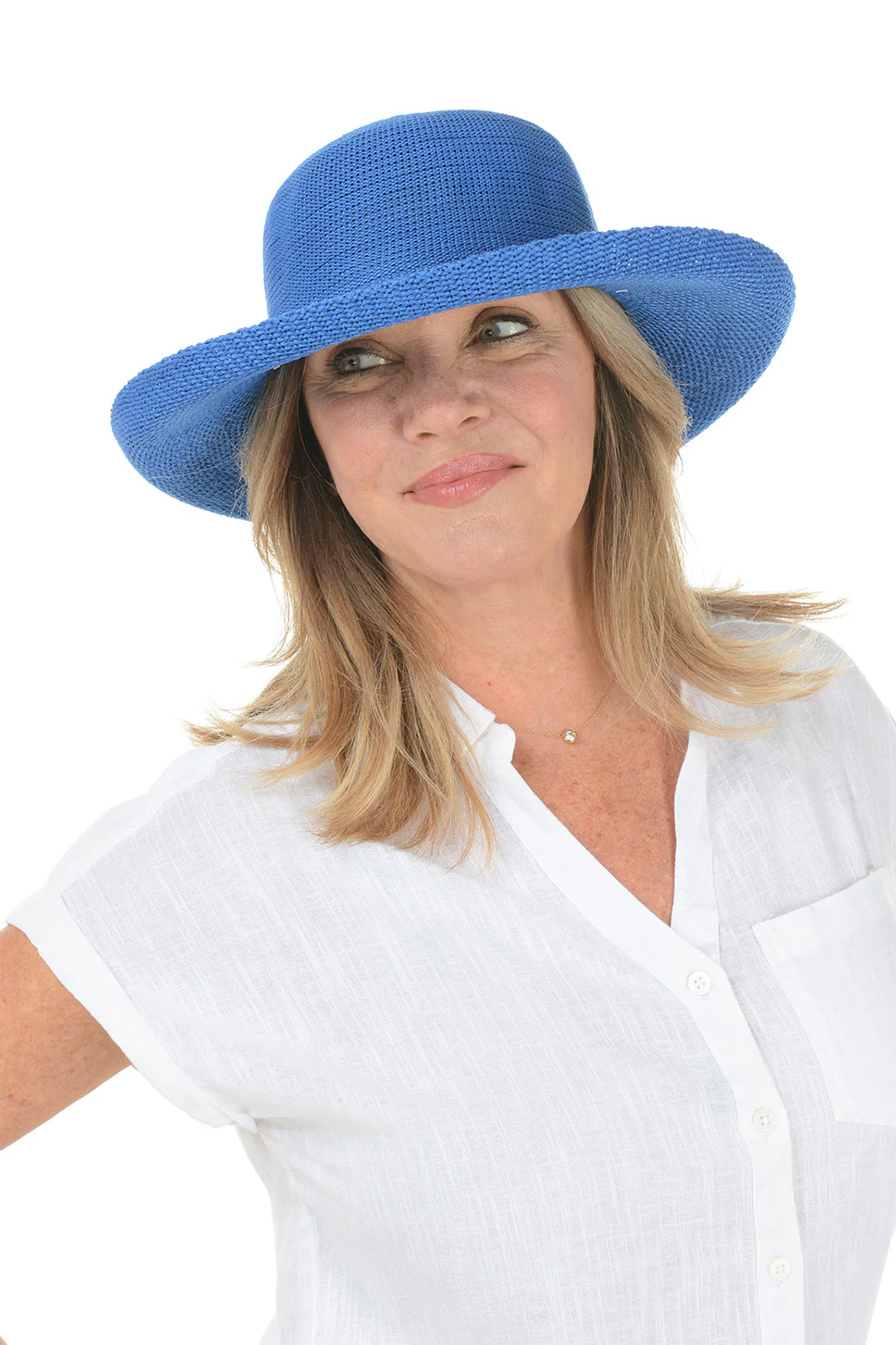 Woven Adjustable Travel Hat - Image 8