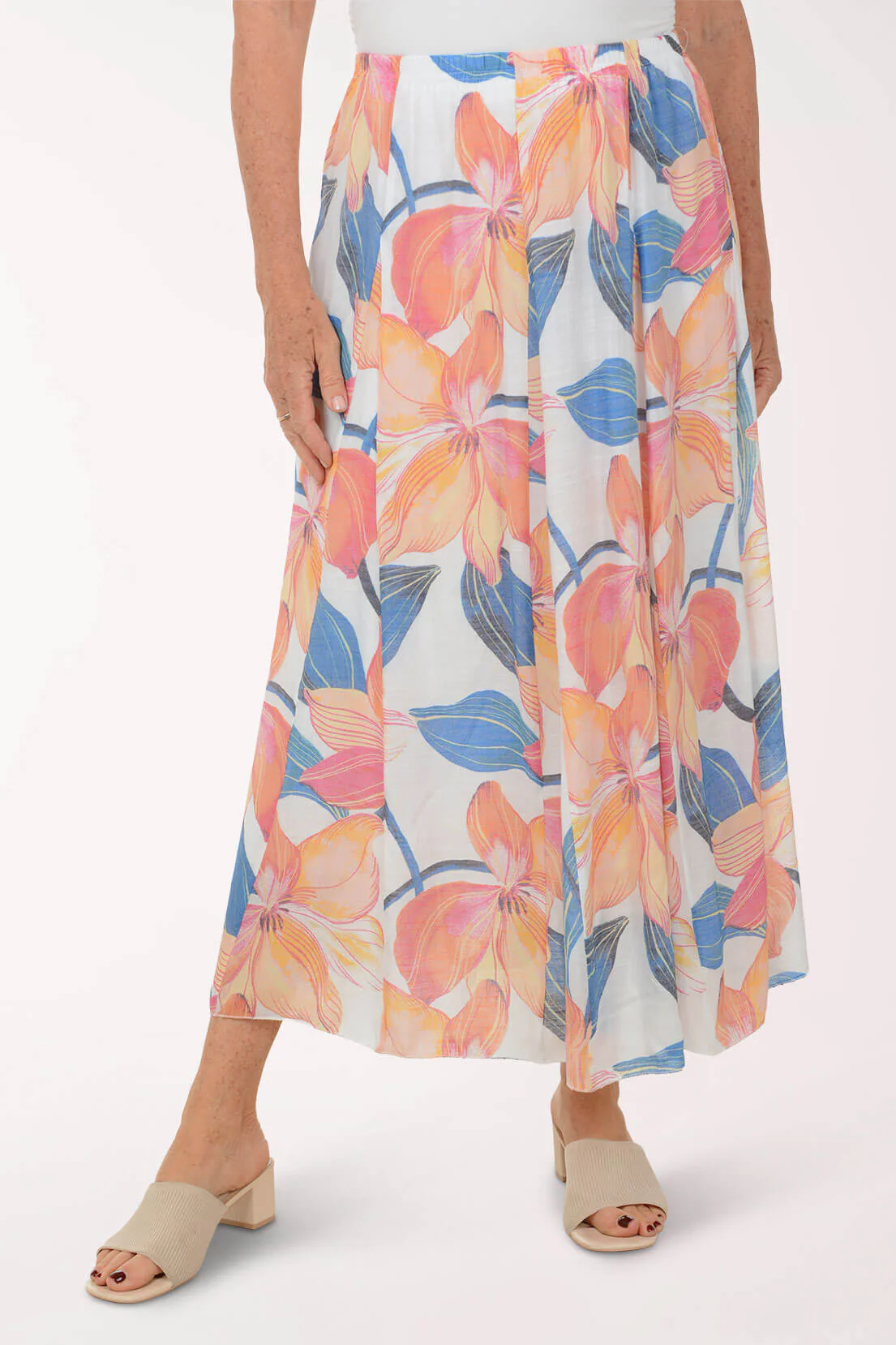 Lily Floral Maxi Skirt