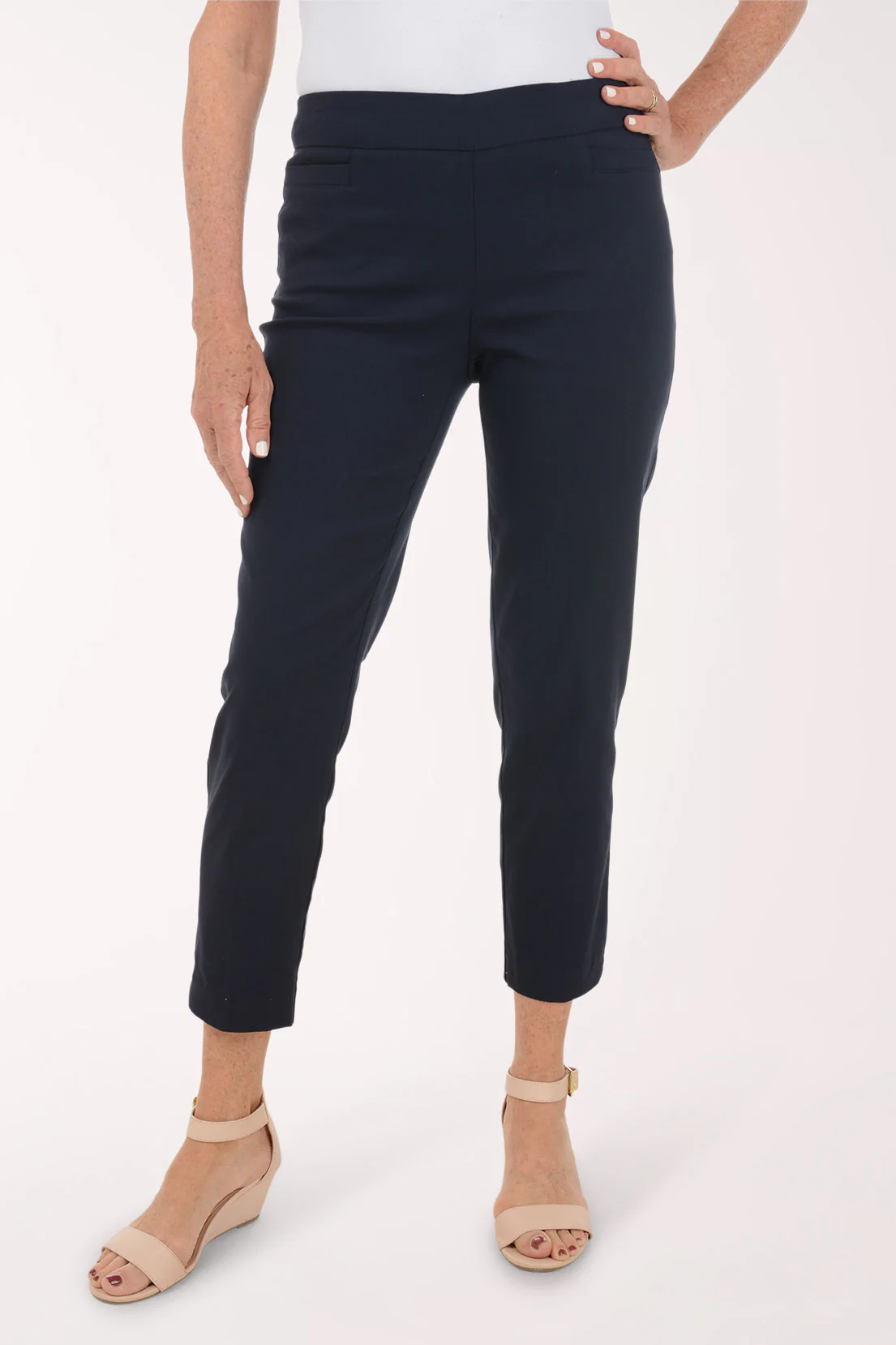Petite Ultimate Fit Pull-On Ankle Pant - Image 4