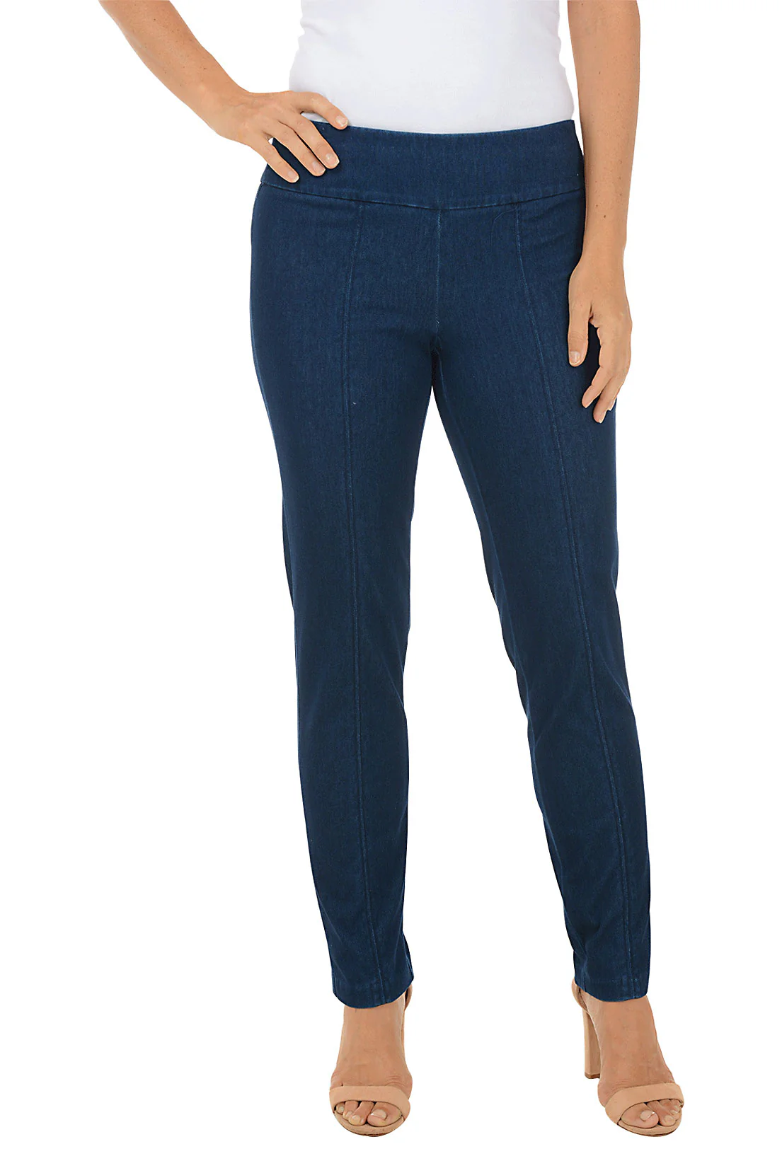 Pull-On Slim Leg Denim Pant - Image 5