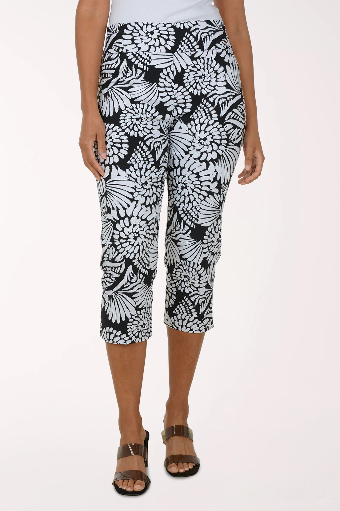 Ammonite Abstract Pull-On Capri Pant - Image 2