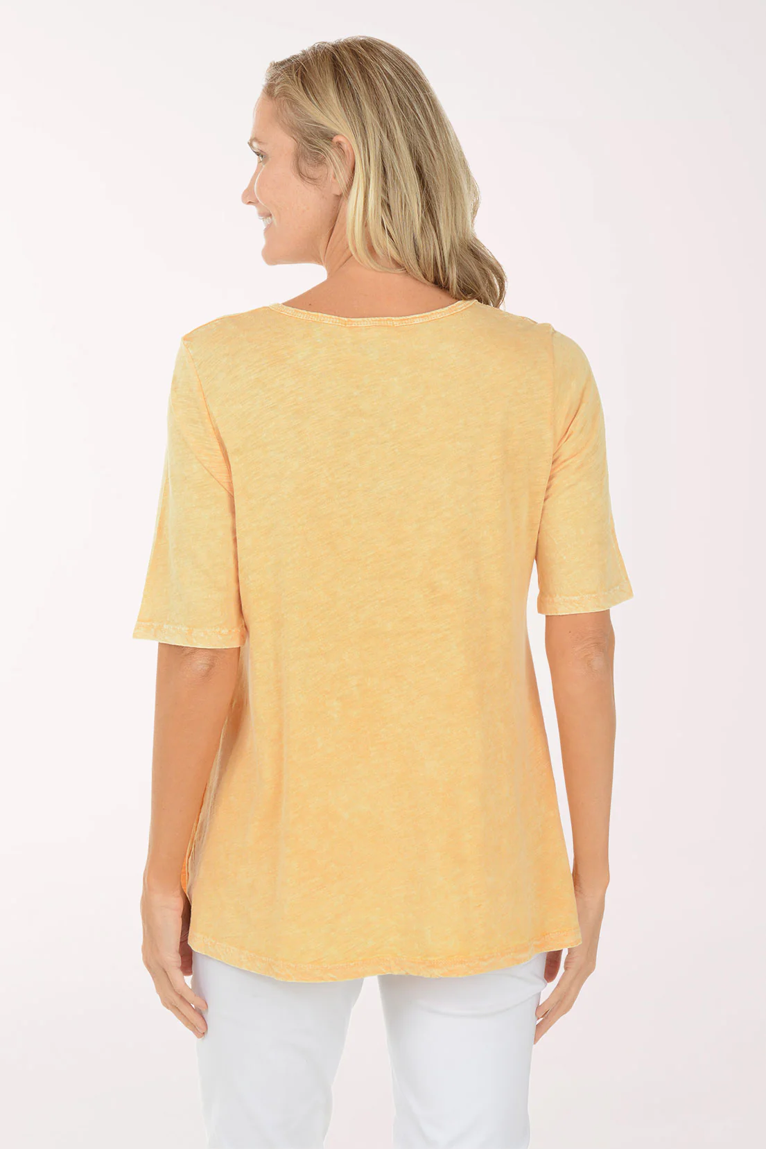 Wind Flower Mineral Washed Shark Bite Tunic - Image 3