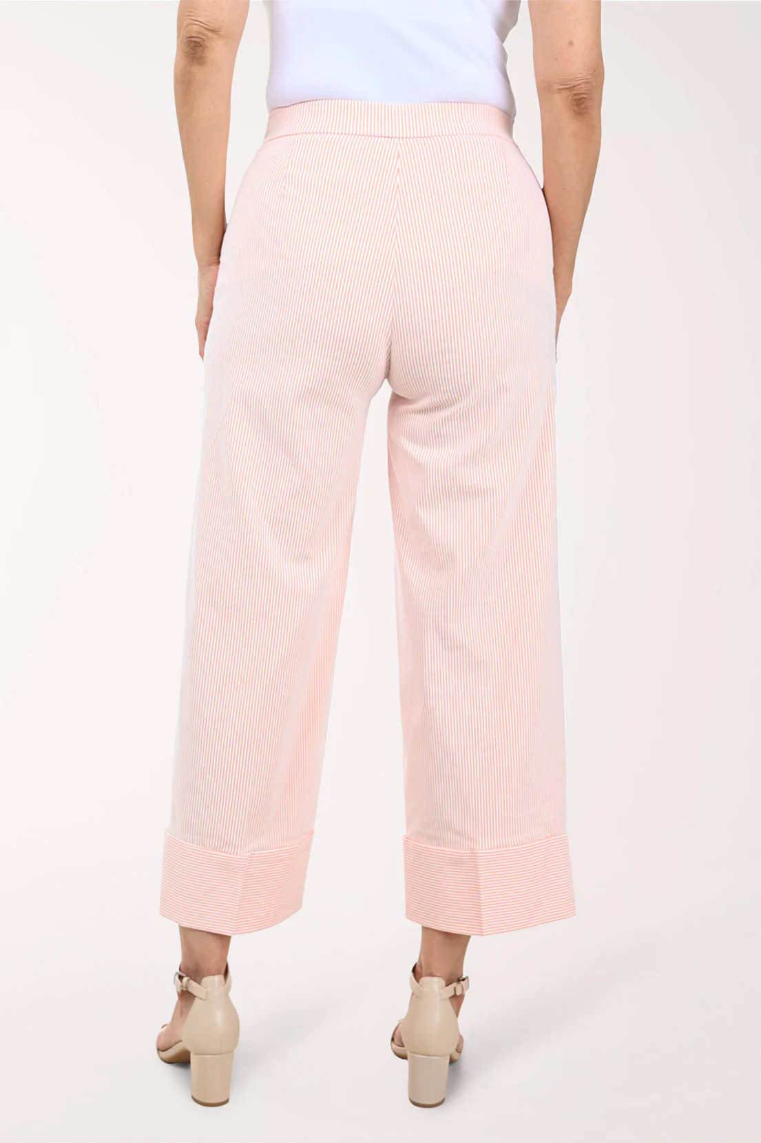 Metallic Link Waist Striped Pant - Image 5