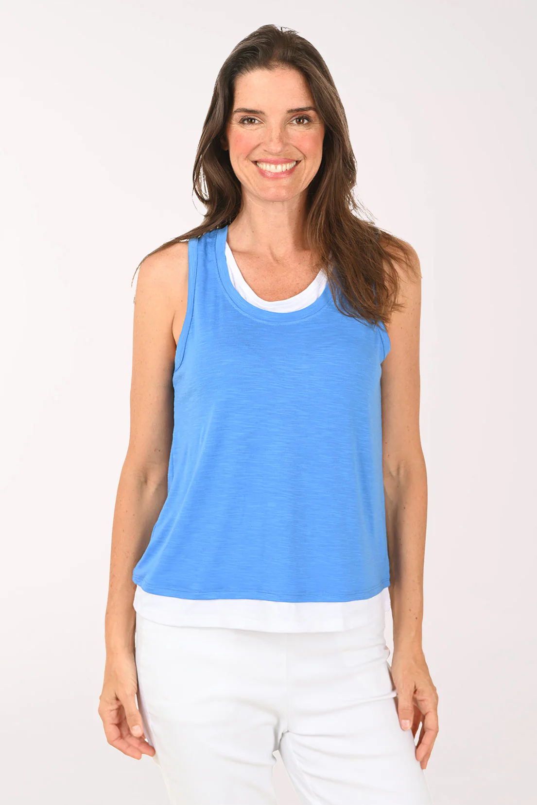 Slub Knit Double Layered Tank - Image 6