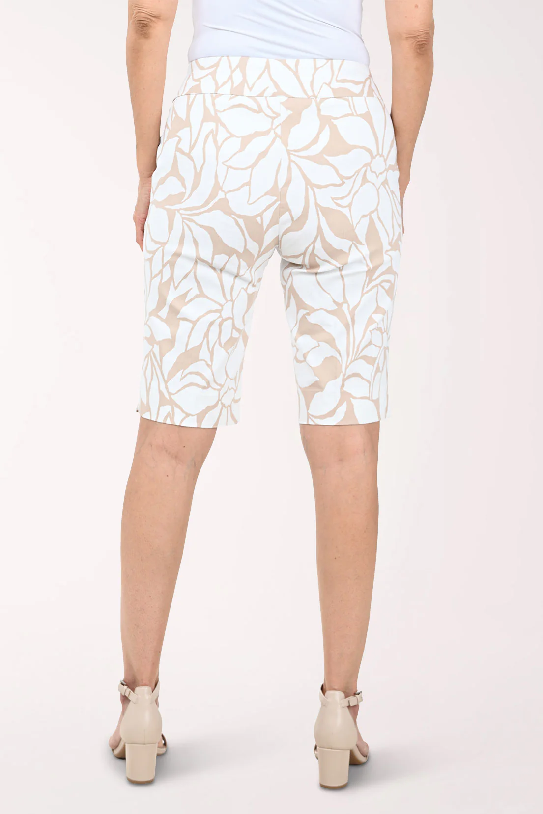 Coconut Floral Pull-On Bermuda Short - Image 5