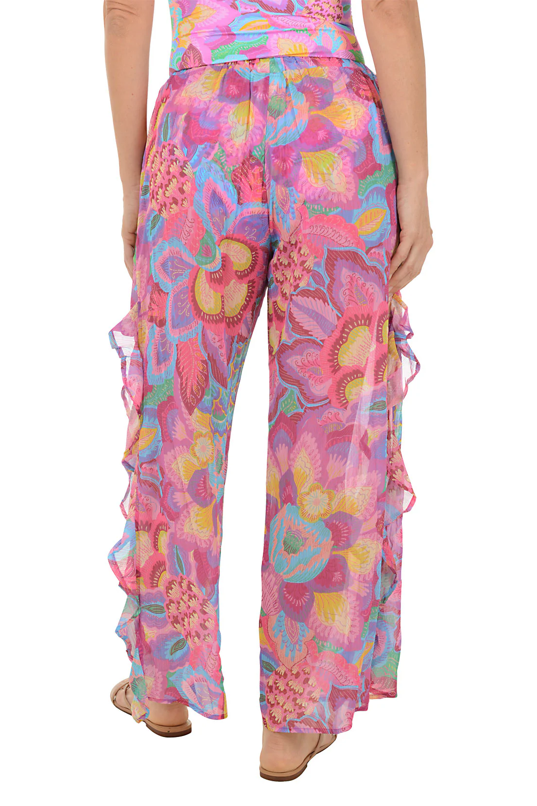 Dream Weaver Ruffled Pant Cover-Up - Image 4