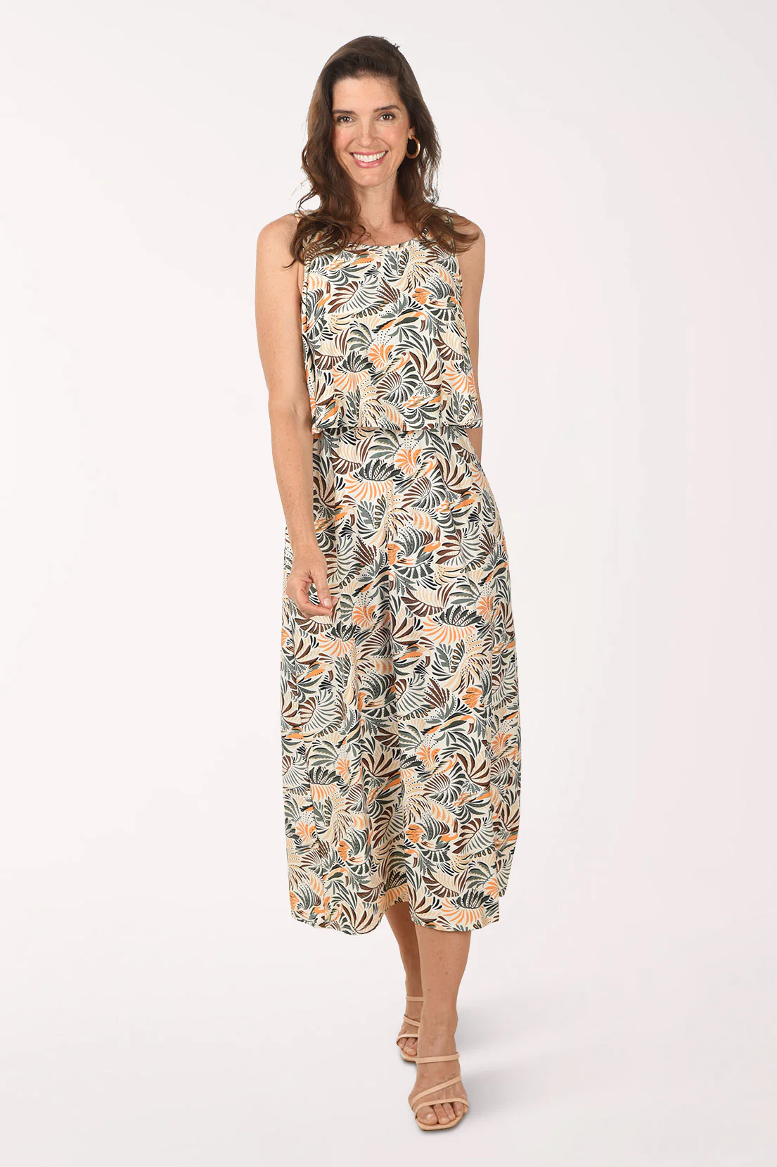 Toucan Forest Popover Sleeveless Maxi Dress - Image 4