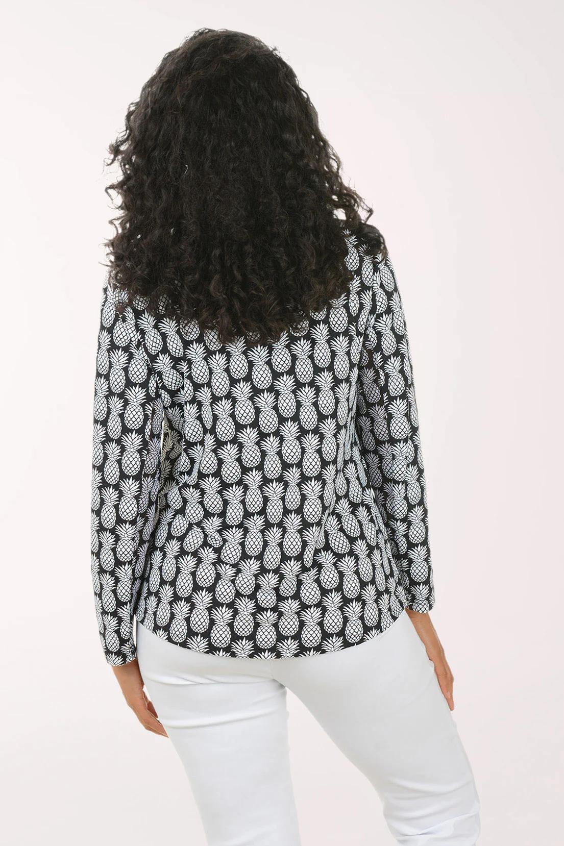 Black Pineapples Cooling UPF50+ Quarter Zip Top - Image 3