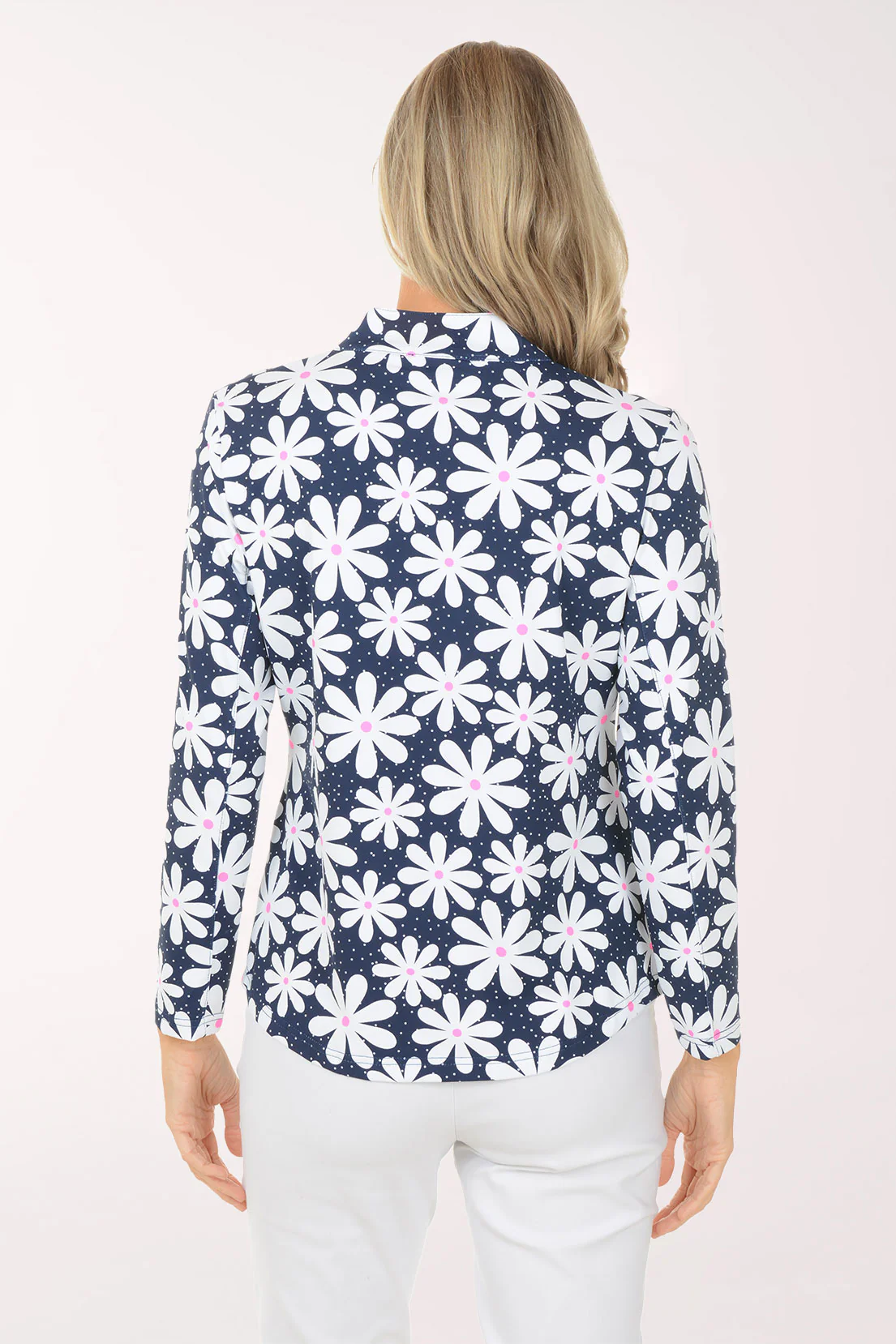 Daisy Dots UPF50+ Quarter Zip Top - Image 4