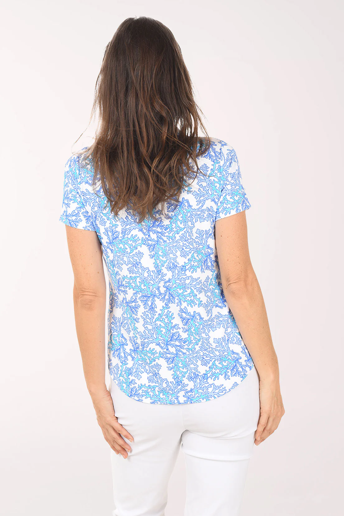 Blue Coral UPF50+ Short Sleeve Polo Top - Image 4