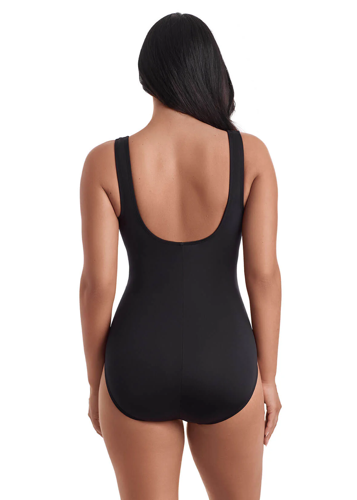 Blue Electrifying Square Neck Tank Swimsuit - Image 3