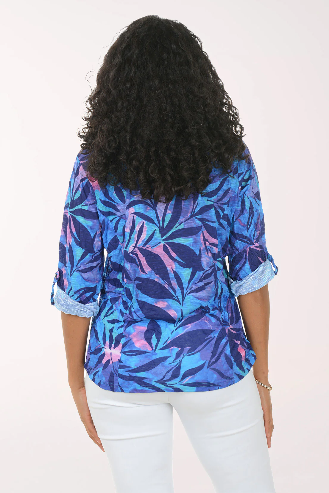 Sunset Camouflage Roll Sleeve Knit Shirt - Image 3
